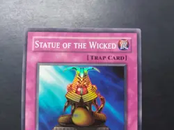 Yugioh - Statue of the Wicked PGD-046 Super Rare 1st Edition - Image 2