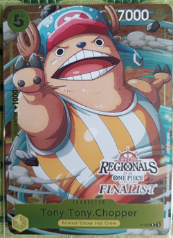 Tony Tony Chopper (P-089) promo Finalist Offline, One Piece Card NM English EN - Image 1