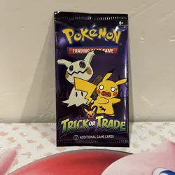 NEW-2023 Pokemon Trick or Trade 3 Card Mini Booster Lot-Factory Sealed-3 Packs - Image 2