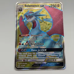 Salamence GX SM139 Full Art Pokemon Black Star Promo Standard Size Card - Image 1