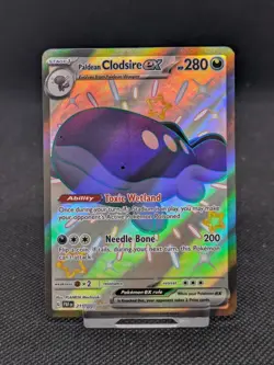 Pokemon Card Paldean Clodsire ex 219/091 S&V Paldea Evolved Full Art *New* - Image 1