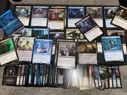 Magic The Gathering 115 RARE Magic Card Lot With 23 Holo Lands And HatchingPlain - Image 2
