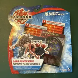 Bakugan Battle Brawlers 10 Card Power Pack Ventus Series Darkfire Blast New - Image 1