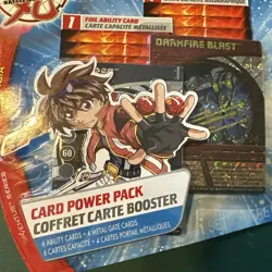 Bakugan Battle Brawlers 10 Card Power Pack Ventus Series Darkfire Blast New - Image 2