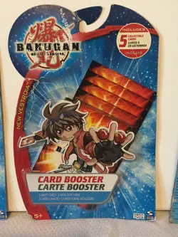 Bakugan Battle Brawlers Card Booster Set Of 2 Packs 1 Sealed 2008 Spin Master - Image 2