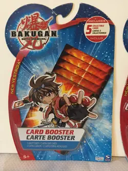 Bakugan Battle Brawlers Card Booster Set Of 2 Packs 1 Sealed 2008 Spin Master - Image 3