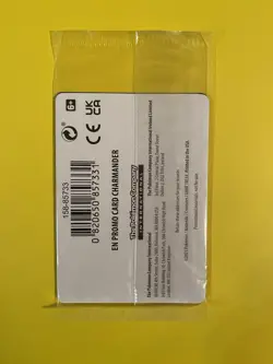 Pokemon TCG Charmander GameStop Exclusive Reverse Holo Promo Card 004/165 Sealed - Image 2