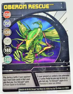 2009 Bakugan Battle Brawlers 1-18McD Promo Blue Ability Game Cards - Your Choice - Image 3