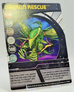 2009 Bakugan Battle Brawlers 1-18McD Promo Blue Ability Game Cards - Your Choice - Image 4