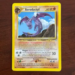 German Aerodactyl 15/64 Non Holo Rare Neo Revelation Pokemon Card - Image 1