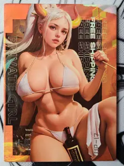 Private Girl - Goddess Story - One Piece - Yamato - UR-17 - Anime Waifu Card - Image 1