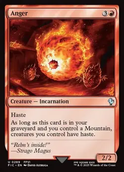 Anger Commander: Final Fantasy MTG Magic the Gathering - Image 1