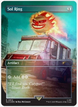 MTG Secret Lair PlayStation TWISTED METAL: Sol Ring Foil Edition Presale! - Image 1