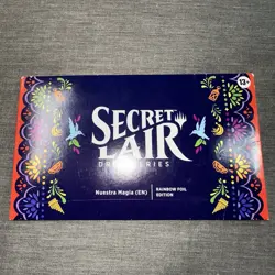 Magic the Gathering MTG Secret Lair Nuestra Magia Rainbow Foil Sealed New NALAC - Image 2