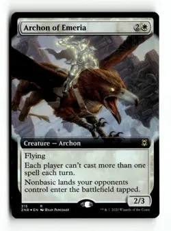 MTG | Archon of Emeria (Extended) | ZNR | Foil | Moderately Played | English - Image 1