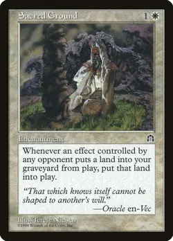 4x Sacred Ground - LP - Tempest Block - SPARROW MAGIC mtg - Image 1
