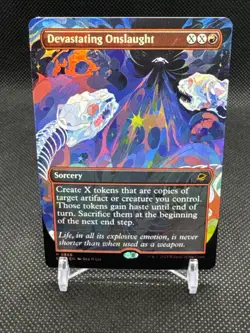 MTG Devastating Onslaught (Borderless) Edge of Eternities Foil LP - Image 1