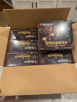6 Strixhaven: School of Mages Bundle - MTG - Opened Bundle Case Of 6 630509959129 - Image 1