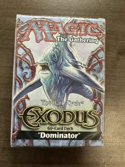 Magic The Gathering MTG SEALED Exodus Theme Deck Dominator Vintage wotc1998 - Image 1
