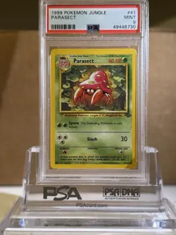 1999 POKEMON JUNGLE #41 PARASECT PSA 9 - Image 1