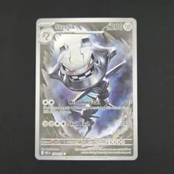 Pokemon TCG Card Steelix 150/132 Mega Evolutions Illustration Rare - LP - Image 1