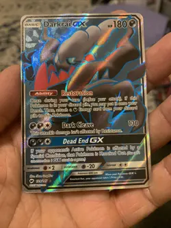 Darkrai GX 139/147 Full Art Holo Ultra Rare Pokemon Burning Shadows - Image 1