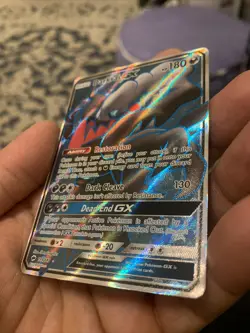 Darkrai GX 139/147 Full Art Holo Ultra Rare Pokemon Burning Shadows - Image 3