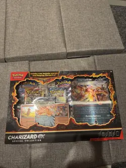 Pokemon TCG: Charizard ex Special Collection Box! New & Sealed! 5 Packs & More! - Image 1