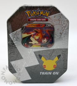 Pokemon TCG 25th Anniversary Celebrations Tin Pack ~ Lance's Charizard V Sealed 820650809880 - Image 1