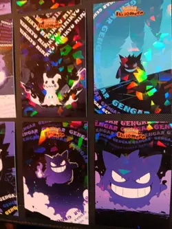 GENGAR Dark SET POKEMON DATABASE HALLOWEEN SET ICE HOLO PERU US SELLER 2025 Peru - Image 2