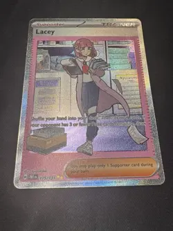 Pokemon Prismatic Evolutions : Lacey 175/131 Special Illustration Rare SIR 2025 - Image 1