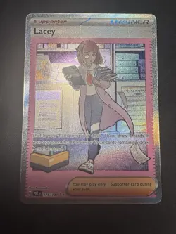Pokemon Prismatic Evolutions : Lacey 175/131 Special Illustration Rare SIR 2025 - Image 2