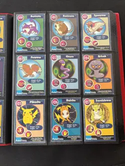 1999 Original 151 Complete Burger King PokeTrivia Pokemon Master Set - Sleeved - Image 3