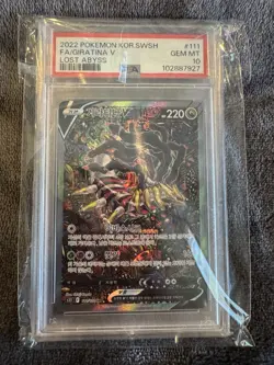 Giratina V Alt Art #111 /100 PSA 10 - 2022 Korean Pokemon Lost Abyss - Image 1