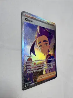 Pokemon TCG Kieran Trainer 174/131 SIR Prismatic Evolutions English NM - Image 2