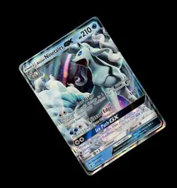 2017 Pokemon ALOLAN NINETALES GX FULL ART HOLO 22/145 RARE! NM - Image 1