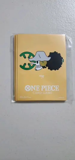 One Piece Card Game 10 Count Sleeves Usopp Jolly Roger - Image 1