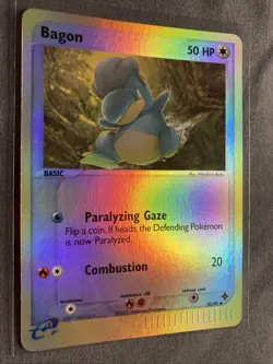 Pokemon TCG: Bagon 23/97 (2003) EX Dragon • Reverse Holo E-reader Series Card - Image 2