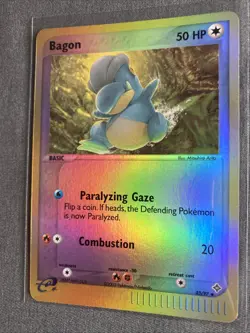 Pokemon TCG: Bagon 23/97 (2003) EX Dragon • Reverse Holo E-reader Series Card - Image 3