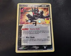 Greninja Gold Star SWSH144 Holo Black Star Promo Pokemon Card LP - Image 1