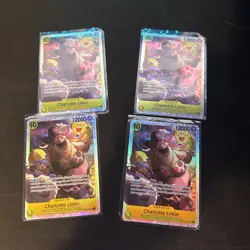 4x One Piece Card Game Charlotte Linlin OP03-114 Super Rare English Edition - Image 1