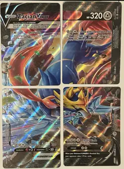 Zacian V-UNION [Set of 4] SWSH: Sword & Shield Promo Cards Holo - Image 1