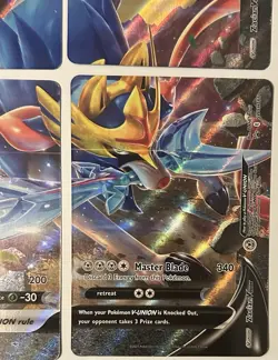 Zacian V-UNION [Set of 4] SWSH: Sword & Shield Promo Cards Holo - Image 4