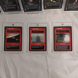 1995 Star Wars CCG Darkside Mint Rare 9 Card Lot W/Magnet Cases - Image 2