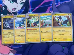 Pokemon TCG Black Bolt Complete Base Set of C/UC/HR 80 Cards - Image 5