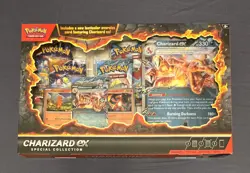 Charizard EX Special Collection Box with Jumbo Lenticular Card and Promo Cards - Image 1