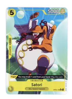 Satori OP05-105 R* Alt Art - PRB-01 The Best - One Piece TCG Card Game English - Image 1