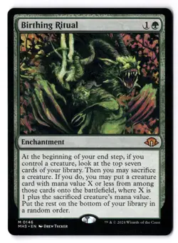 Birthing Ritual NM* Modern Horizons 3 ENGLISH 0146 mtg -UnltdCards - Image 1