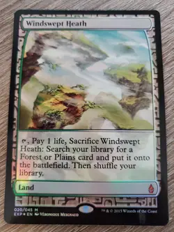 MTG Windswept Heath Battle for Zendikar - Expeditions 020/045 Foil Mythic - Image 1