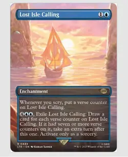 Lost Isle Calling (Borderless) Lord of the Rings: 0444 Non-Foil NM - Image 1